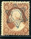 6 point star cancel &quot;Chicopee, Mass&quot;