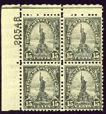 Sc. 696    VF NH plate block of 4     $75.00