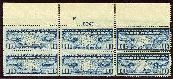 Sc. C-7  VF / NH plate block 6   $37.50