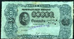 TF-180A.  Revenue--Tobacco series 1883      $90.00