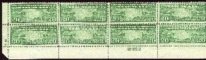 Sc. C-9   VF / NH block of 8   $150.00